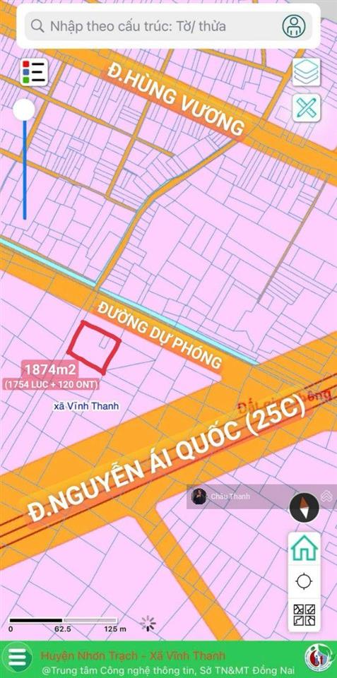 1874m2 đất thổ cư đầu tư theo trục tphcm  nhơn trạch  sân bay long thành
