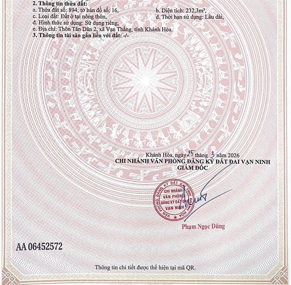 Mở bán 8 lô full thổ cư liền kề ga hành khách đường sắt cao tốc bắc nam và lk sân bay qt vân phong
