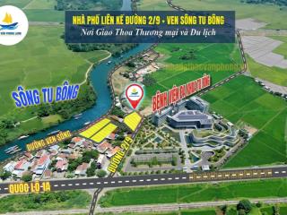 Mở bán nhà phố liên kế đường 2/9 & ven sông tu bông giá hấp dẫn  vị trí đắc địa chỉ từ 795 triệu