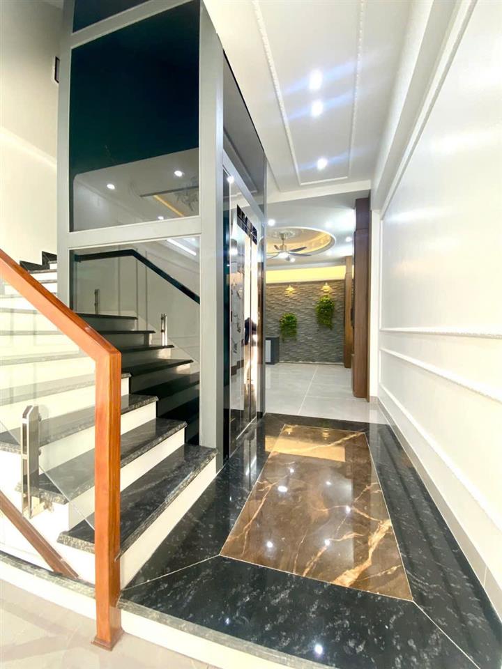 Nhà đẹp TĐC Vĩnh Niệm - 59m 4 tầng, Thang Máy,  Giá 8.4 tỉ, cạnh Cục Thuế