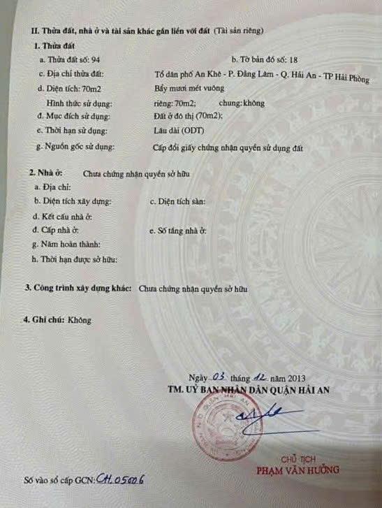 ⭐⭐Bán đất ngõ 162 Trung Lực - Đằng Lâm - 70m - Ô tô vào tận nơi