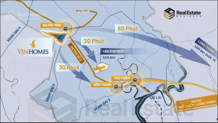 [booking ngay] siêu dự án vinhomes hóc môn đón đầu "sóng" hạ tầng tây bắc