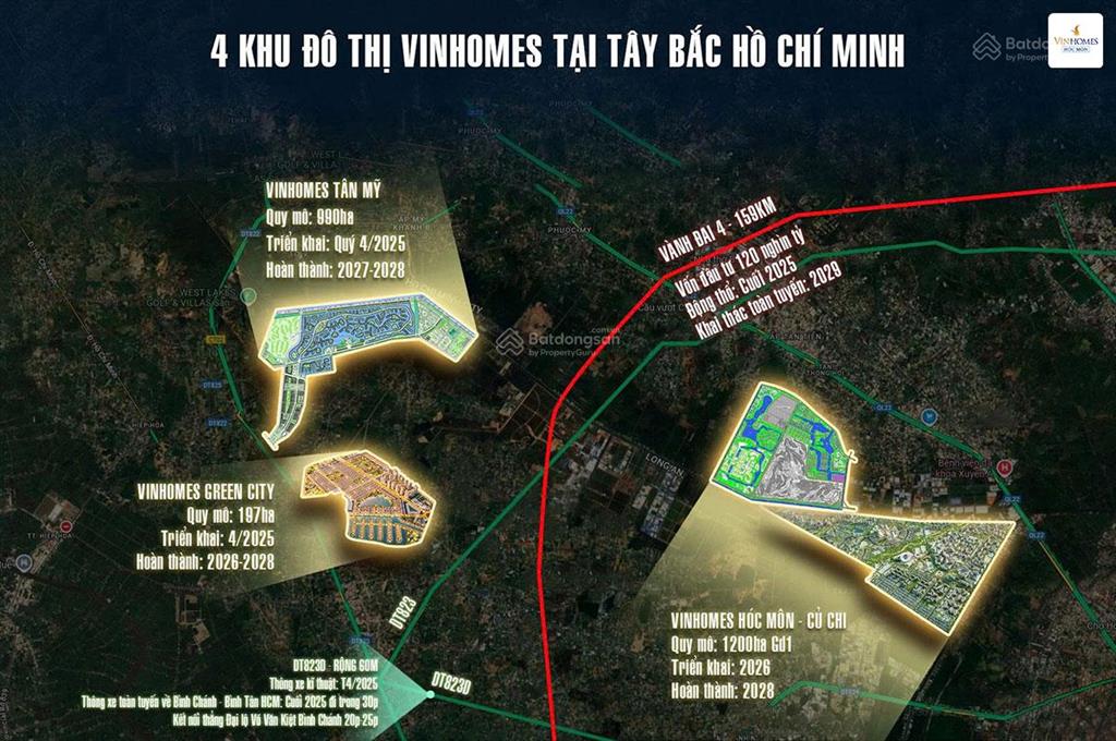Vinhomes hóc môn "người khổng lồ" 880ha chính thức thức giấc sau 18 năm!