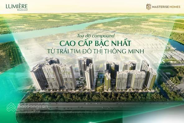 Bán căn 2pn1wc 53,9m2 giá 3,9tỷ allin khu lumiere boulevard thiết kế từ 1pn+  0934 050 ***