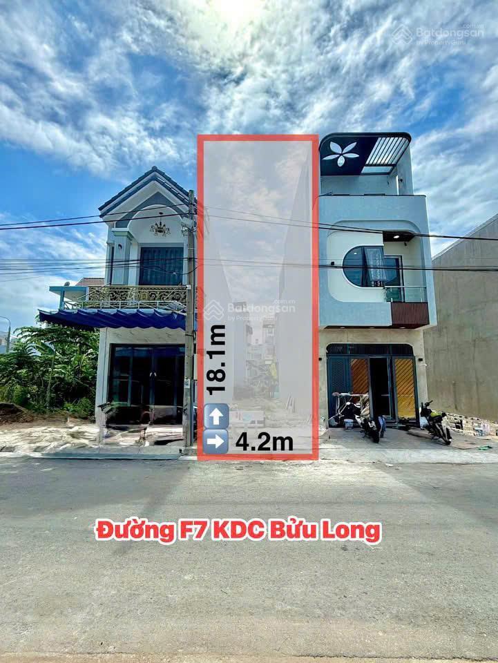Bán lô đất kdc bửu long 3, đường f7 siêu đẹp, chỉ 3,7 tỷ còn tl