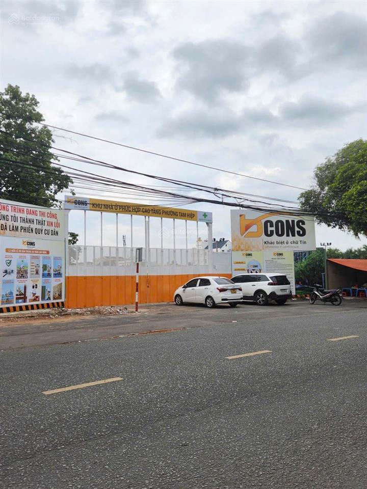 Mở bán cc cao cấp bcons, giữa trung tâm tp.đồng nai  tam hiệp  vincom