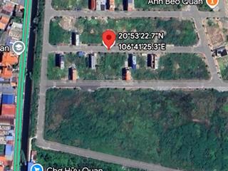 Bán đất tdc bắc sông cấm  thủy nguyên  hải phòng dt 60m ngang 4m hướng bắc