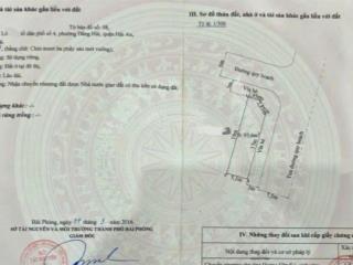 Lô góc siêu hiếm tại sở tư pháp  đằng hải hải an  hải phòng diện tích 93,6m (ngang hơn 5m)