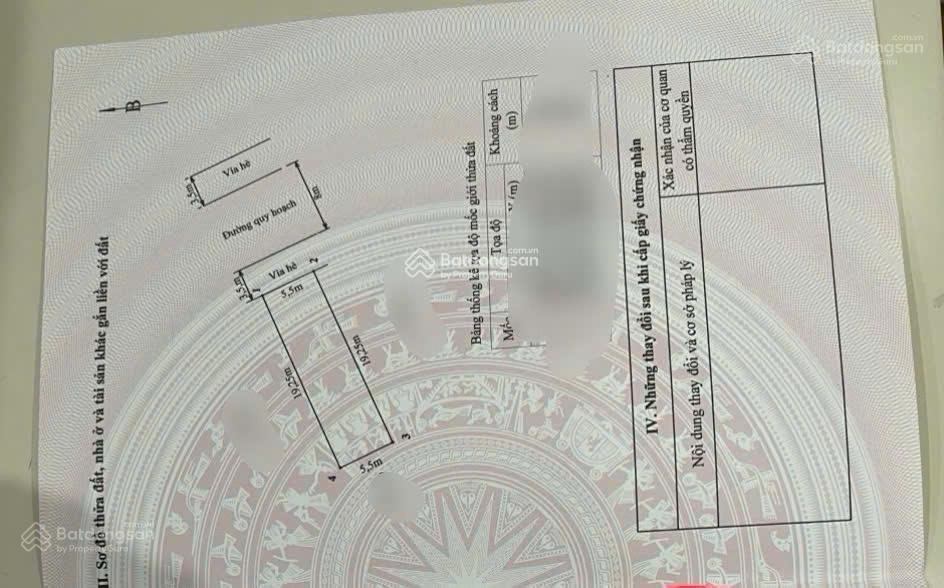 Bán đất khu nhà ở phúc lộc  hải an  hải phòng dt 105,9m2 ngang 5,5m hướng đông bắc