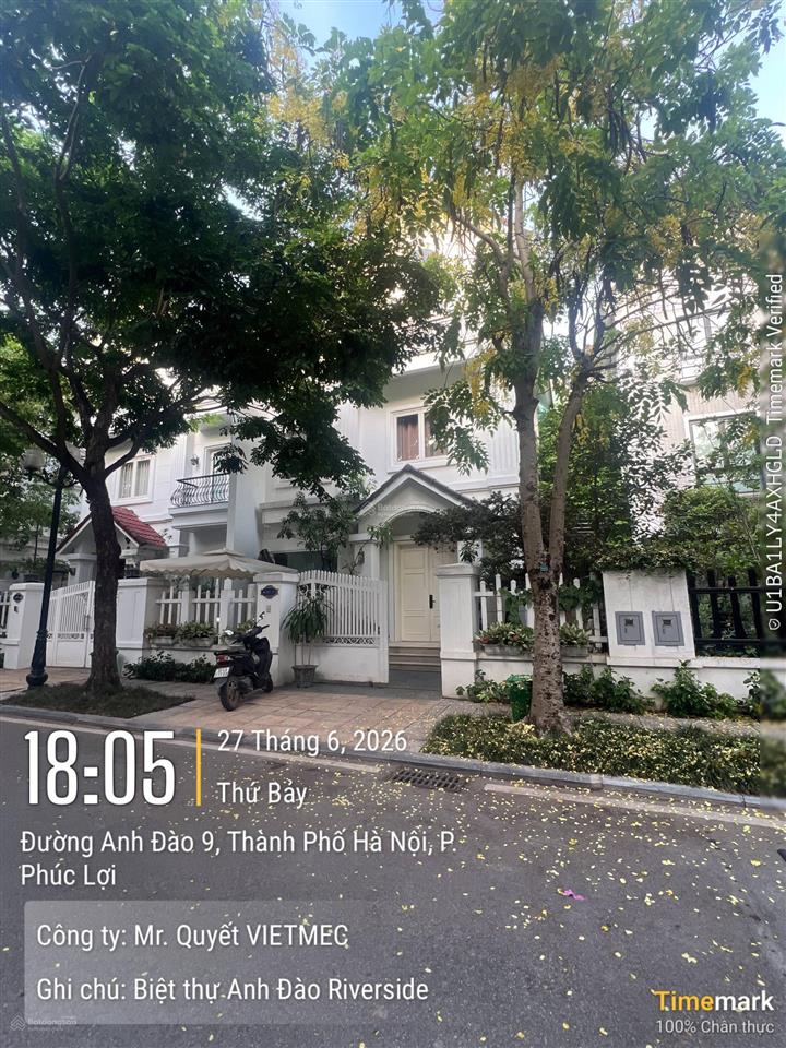 Biệt thự anh đào riverside cần bán nhanh gọn, giá tốt