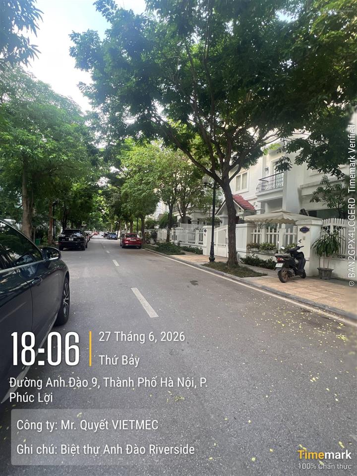 Biệt thự anh đào riverside cần bán nhanh gọn, giá tốt