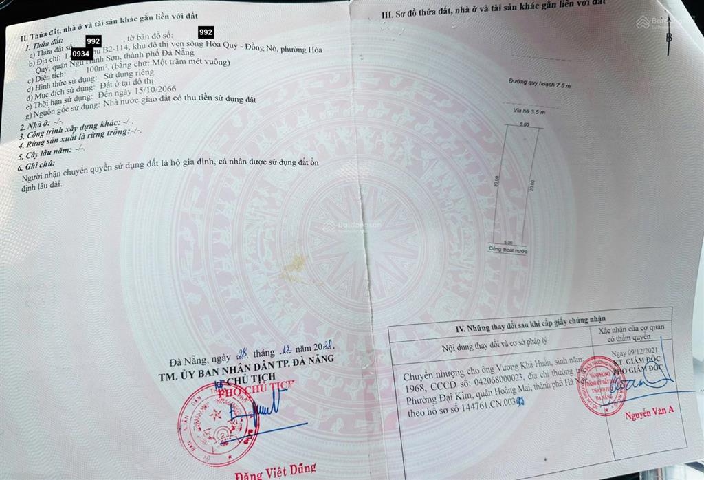 Bán lô đất khu đầm sen b2114 đường nguyễn sỹ huynh giá rẻ