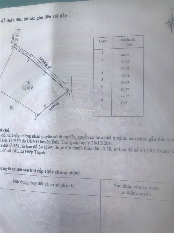 Bán hơn 1 hecta đất nông nghiệp xe ôtô tận nơi tại bồng lai, hiệp thạnh, đức trọng, lđ. giá 14,7 tỷ