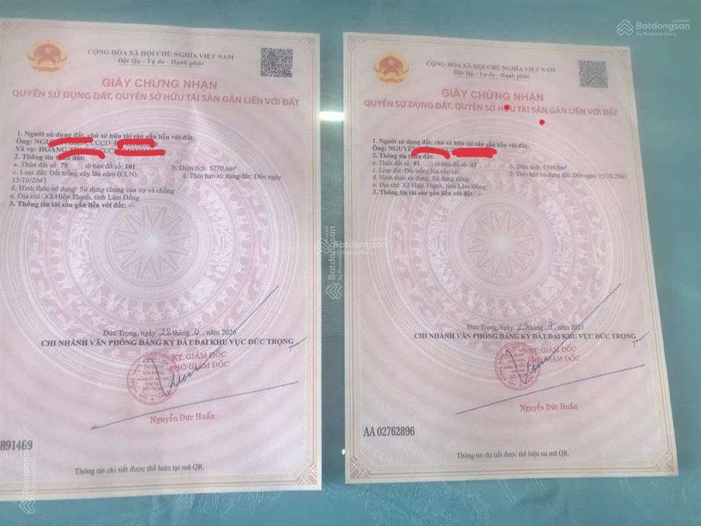 Chính chủ cần bán 10.590m² đất nông nghiệp bồng lai, hiệp thạnh, đức trọng, lâm đồng. giá 14,7tỷ