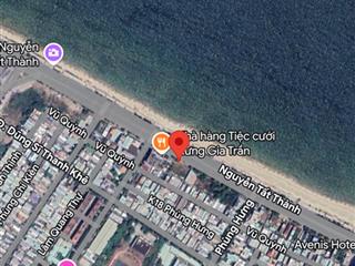 Cho thuê 4 lô mặt tiền biển nguyễn tất thành bên cạnh nhà hàng tiệc cưới hưng gia trần