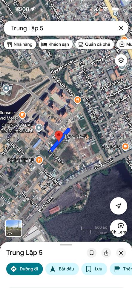 Bán lô đất đẹp đường trung lập 5 khu bàu tràm ngay cạnh 10 toà chung cư ori garden