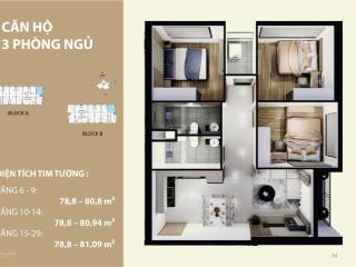 Căn hộ đường liên phường bán gấp căn 3pn  80,64m2  tầng 8  dự án mường thanh phú hữu, q9,tp.hcm