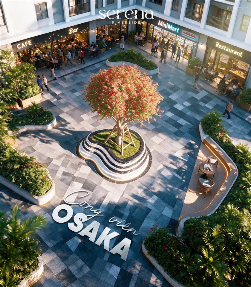 Bán căn hộ ven sông lái thiêu, serena riverside, chiết khấu đến 12.9%, giá tốt cđt