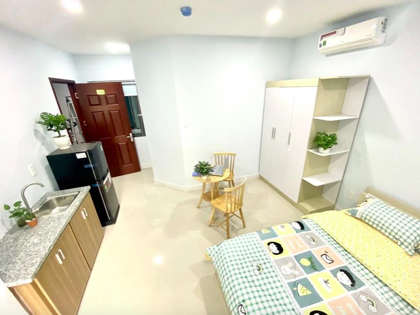 Phòng full nội thất  đào duy anh giao hồ văn huê phú nhuận, giá 3tr7