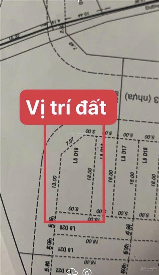 Lô đất góc 2 mặt tiền, ngay ngã tư đường 20m, khu tái định cư suối nhum, linh xuân