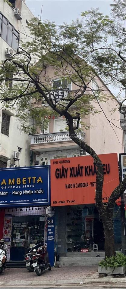 Bán nhà mặt phố núi trúc  4 tầng  136 m2  giá 64.5 tỷ (có thương lượng), nhà 2 mặt thoáng