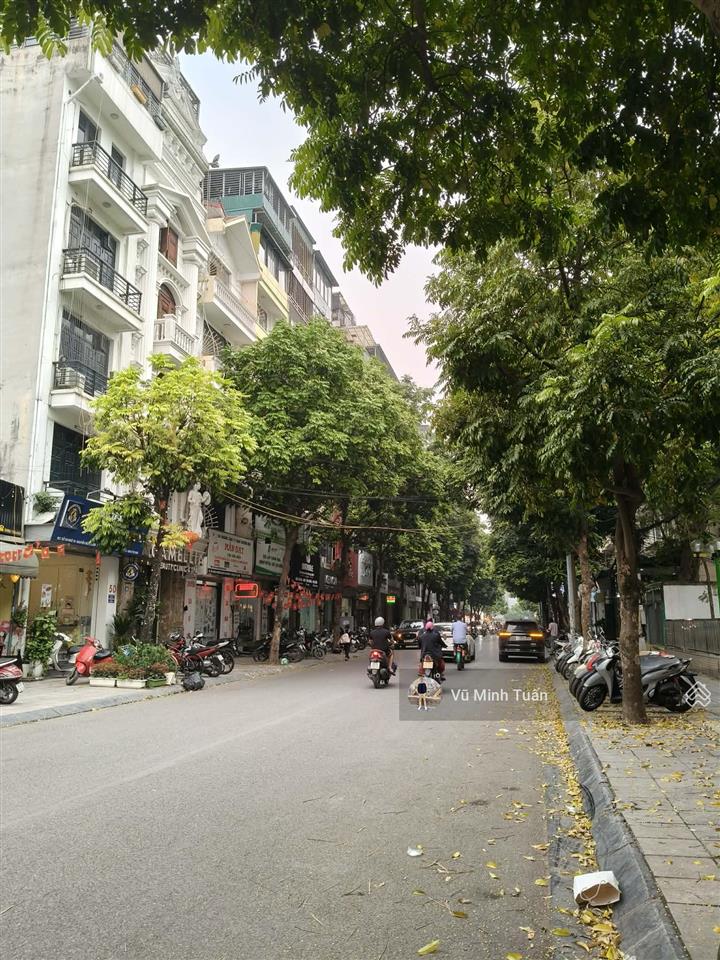 Phân lô sát mặt phố nguyễn văn huyên 90m2 5t mặt tiền rộng gần 6m, 2 làn ô tô, vỉa hè kinh doanh