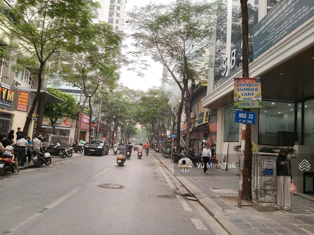 Hiếm! phân lô, sát mặt phố lê văn thiêm, 72m2 5t, vỉa hè kinh doanh, lòng đường 2 làn ô tô tránh