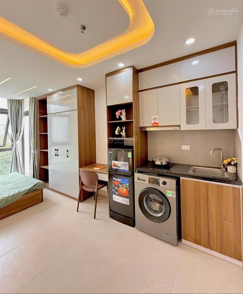 Khai trương tòa nhà mới tinh phòng mới full đồ nội thất (thang máy)  máy giặt riêng từng phòng.