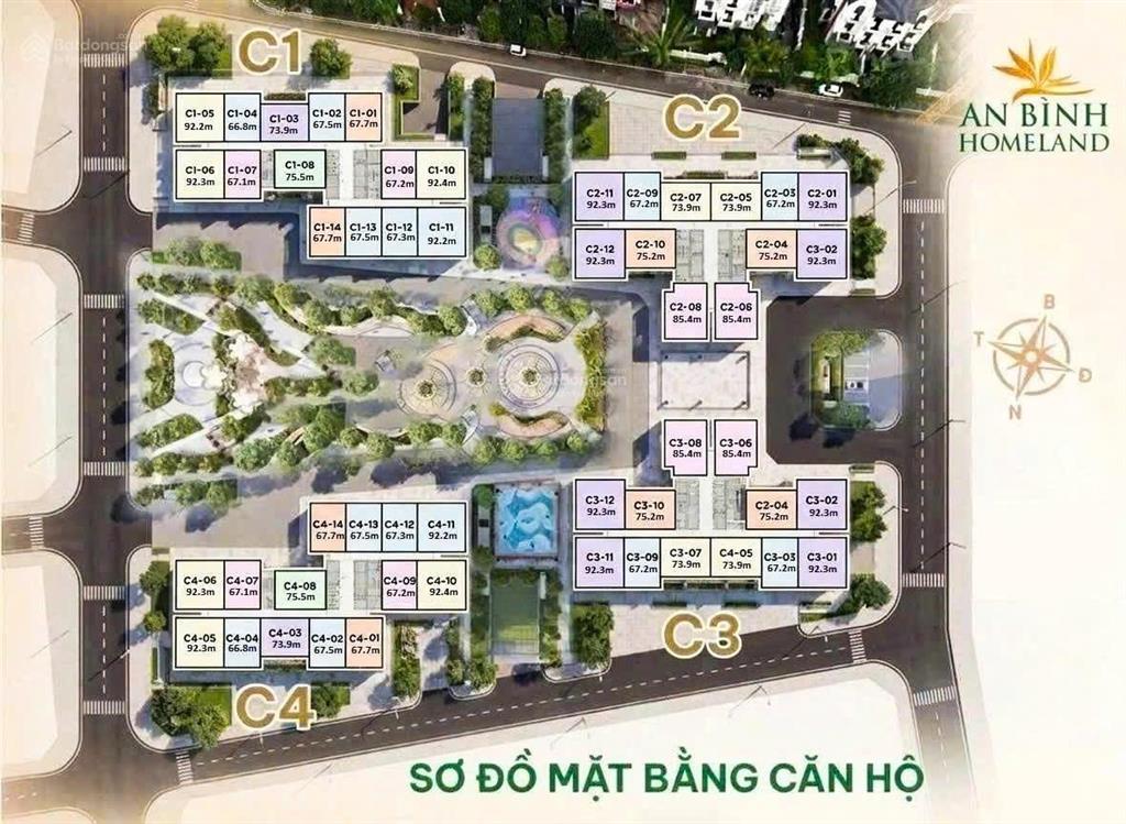 Bán cắt lỗ căn góc siêu đẹp của tòa c4, cắt lỗ 500tr