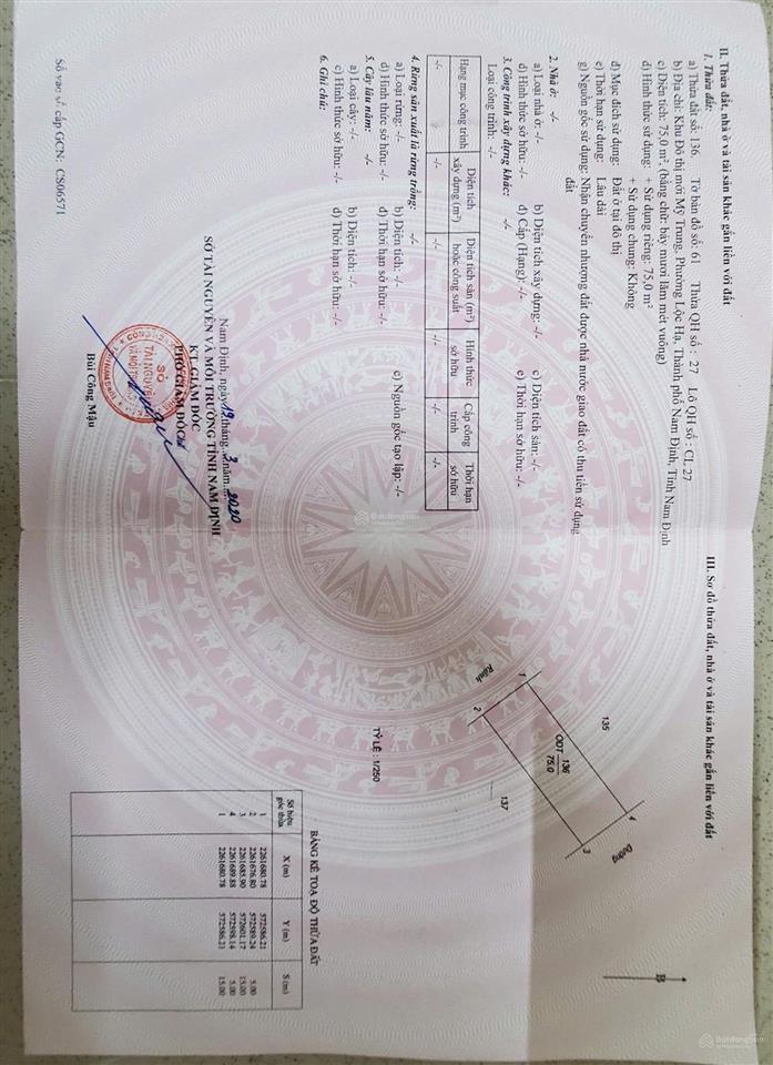 Chính chủ ra hàng lô đất trúng đấu giá tân yên  hồng thái đông  quảng ninh