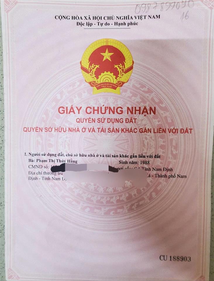 Chính chủ ra hàng lô đất trúng đấu giá tân yên  hồng thái đông  quảng ninh