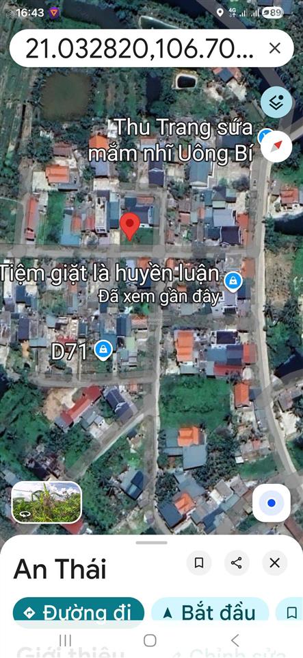Chính chủ cần bán lô đất lô đất hiệp thái  phương nam uông bí quảng ninh