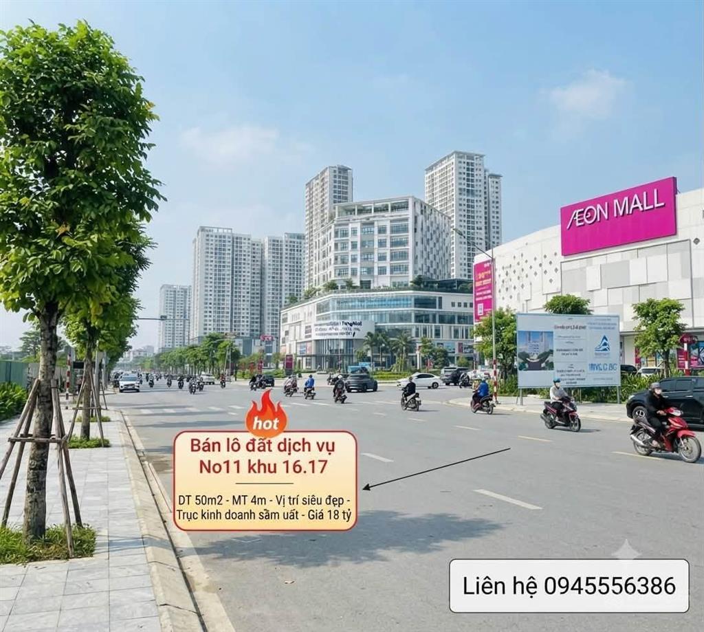 Bán lô đất khu 16.17 đối diện bệnh viện viện quốc tế và siêu thị aone mail. kinh doanh tốt