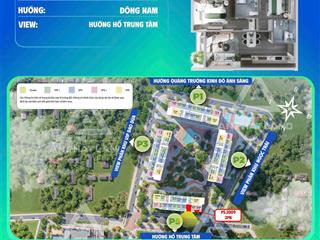 Nhà đẹp giá tốt phía đông thủ đô  bán căn hộ 2pn cao cấp tầng trung dt 58m2 chỉ với 4,1 tỷ đồng