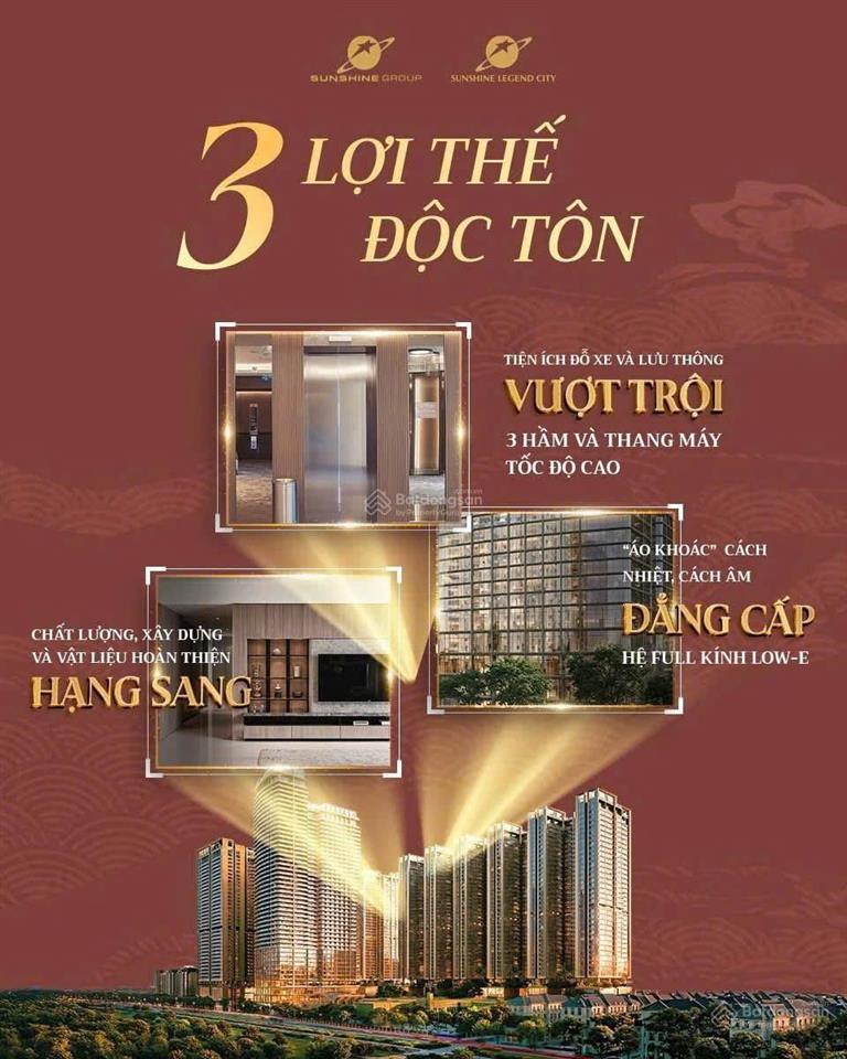 Sở hữu căn hộ tầng cao 2pn đẳng cấp an cư phía đông thủ đô với giá rẻ bất ngờ |sunshine legend city