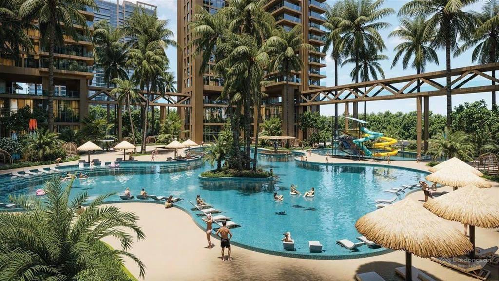 Siêu phẩm căn hộ resort khoáng nóng phía đông 3pn, 114,93 m², tầng trung view mát, giá chỉ 7,558 tỷ