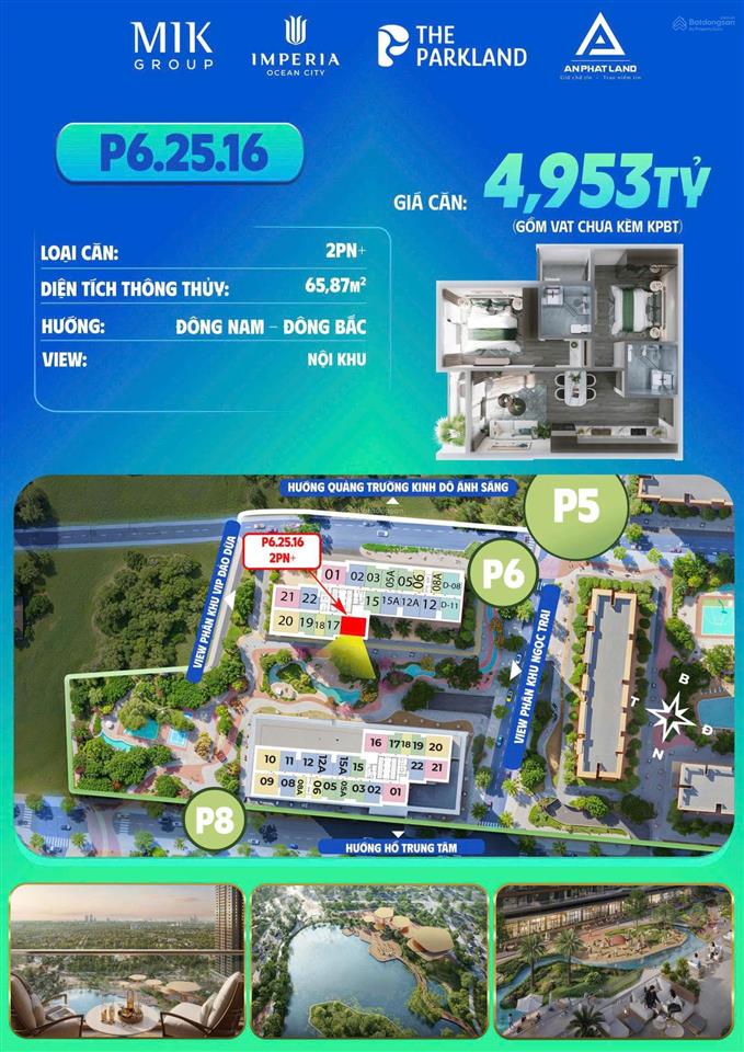 Căn góc 2pn+ phía đông hà nội, 65m2 hướng đông bắc đông nam, tầng trung view thoáng, giá 4,3 tỷ