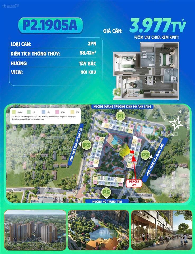 Tiềm năng tăng giá tốt với siêu phẩm 2pn cao cấp giá mềm nhất thị trường