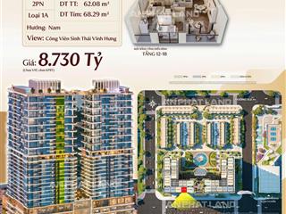 Sở hữu ngay kiệt tác căn hộ 2pn hướng nam vượng khí 62m2 tại quận hoàng mai  hà nội