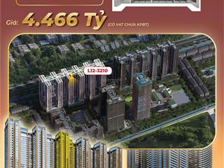 Mua nhà nhận quà giá trị bán căn hộ 2pn giá tốt nhất thị trường khu đông hà nội, 71.5m2 giá 3,891tỷ