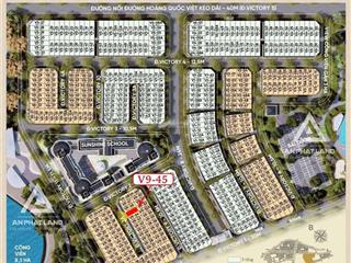 Liền kề v945  siêu phẩm sinh lời tại phân khu victory, 4 tầng dt 62,5m2| noble tây thăng long