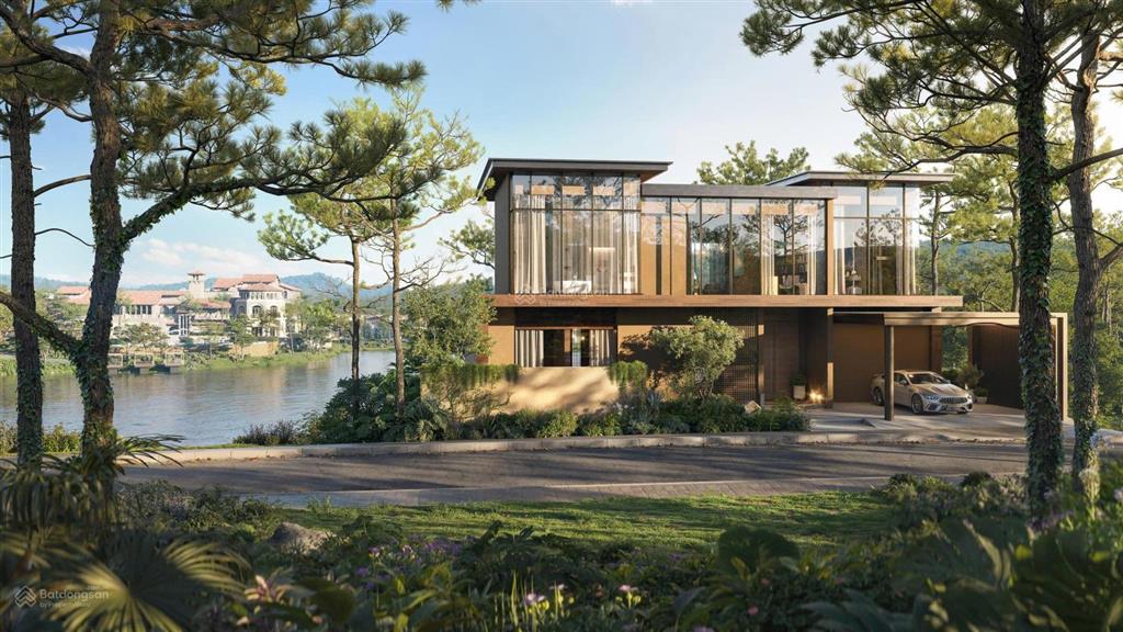 Chiết khấu 16%, bán biệt thự nghỉ dưỡng view hồ cá koi đáng sống, cao 3 tầng giá chỉ hơn 17 tỷ