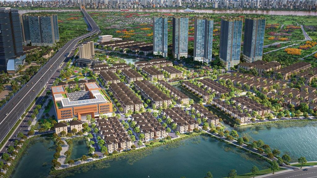 Kiệt tác biệt thự đảo alluvia city, dt 126m², hướng đông nam "kề sông  chạm khoáng" tại phía đông