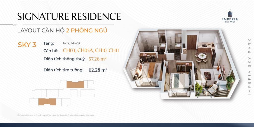 Bán căn hộ 2pn cao cấp chiết khấu 14,7% tòa s3 imperia sky park, hướng nam, giá 4,918tỷ đồng