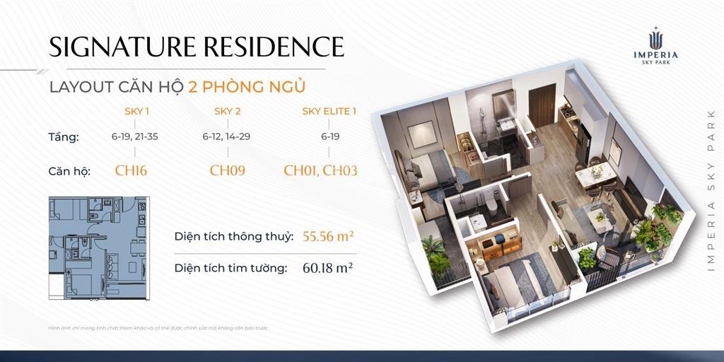 Chỉ 5,48 tỷ cho siêu phẩm 2pn cao cấp 64m2 view thoáng, hướng đông bắc tại mặt đường đl thăng long
