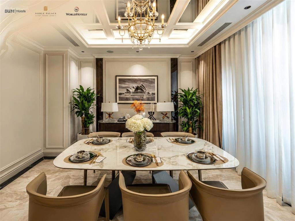 Bán căn liền kề 4 tầng dt 65m2, hướng đông bắc, ck 11,5% phân khu đẹp noble tây thăng long