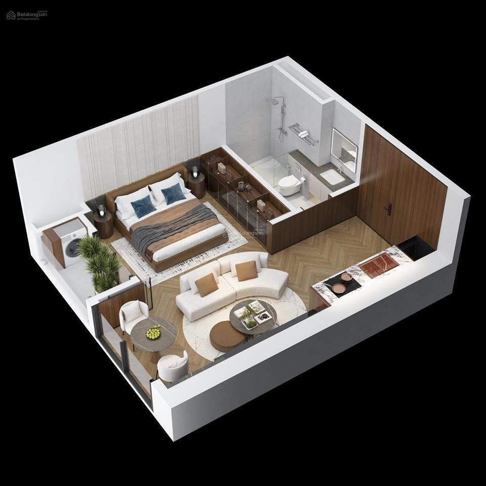 Chỉ 2 tỷ sở hữu căn hộ studio cao cấp phía đông thủ đô, hướng đn, chiết khấu 11% tặng 2 chỉ vàng