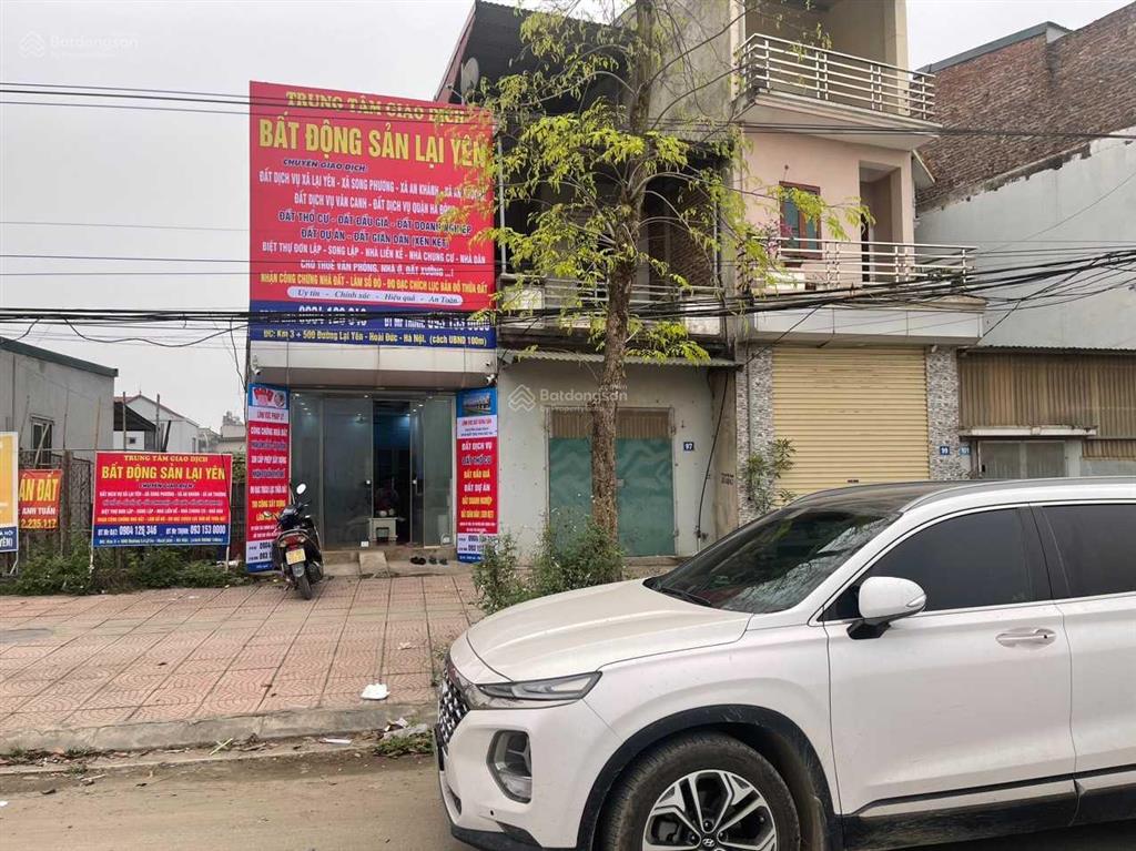 Chính chủ bán 80m2 đất dịch vụ xã lại yên hoài đức tp hà nội đường rộng 24m