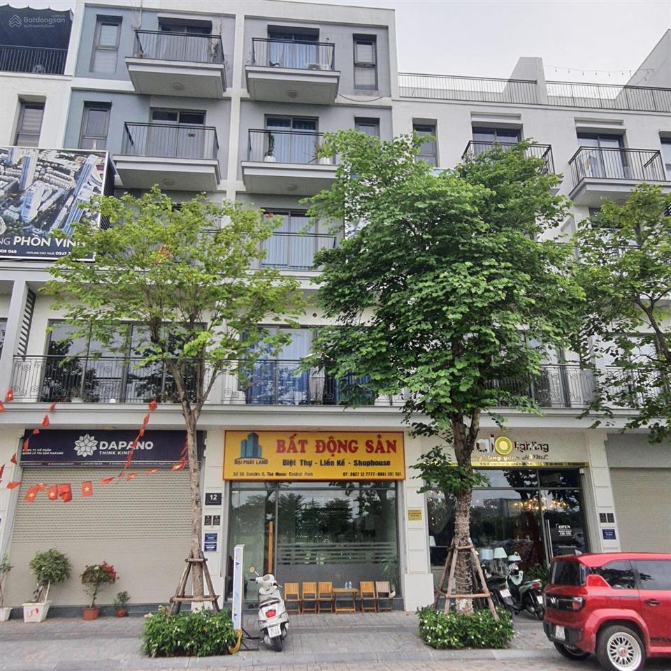 31 tỷ. nhà mặt phố đi bộ, 75m2 x 5 tầng, vị trí trung tâm dự án. hoàn thiện đẹp. sau nhà vườn hoa