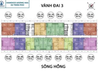 Suất thương mại x2 trần phú  handico căn 3pn giá tốt thị trường, trực tiếp cđt, không cần cọc